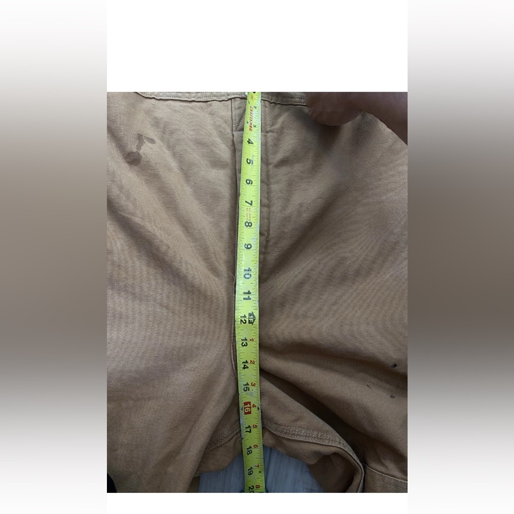 CARHARTT Brown, Bib‎ Overalls Lined  Workwear, Men’s Long Overalls, - Picture 15 of 16